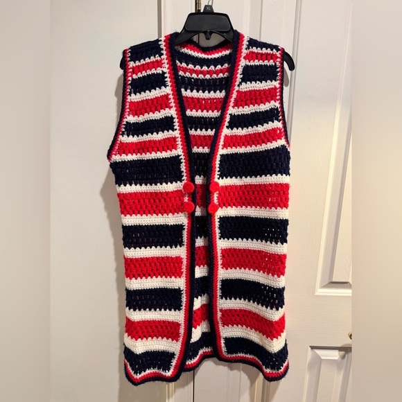 Sweaters - Vintage Crochet sweater vest